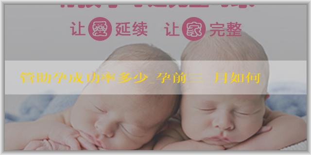試管助孕成功率多少_孕前三個月如何提高免疫力？孕前三個月要注意些什麼？